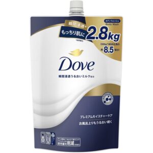 Dove Body Soap, Premium Moisture Care (Body Wash), Refill, Large Capacity, 9.8 oz (2800 g) 1 (1)