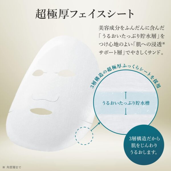 LULULUN (RULULUN) [Renewal] Face Mask, Lululun Precious, 32 Pieces, 4FB (Skin Maintenance Type), Hurricare 5